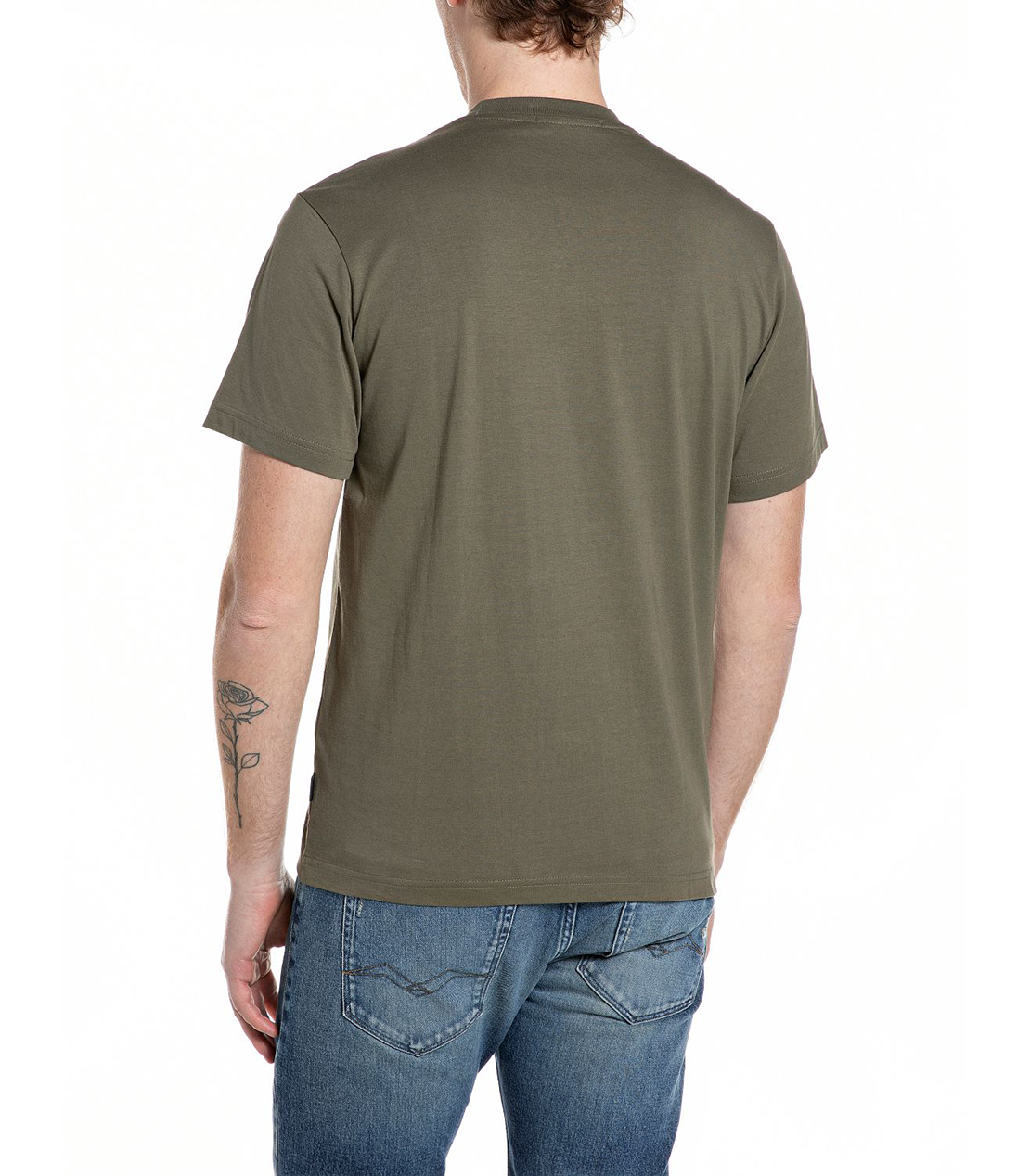 ベーシックジャージーロゴプリント Tシャツ 詳細画像 モスグリーン 2